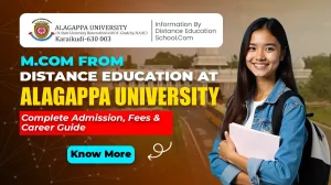 M Com from Distance Education at Alagappa University complete guide 2026