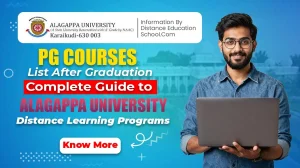 pg courses list after graducation at Alagappa university