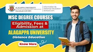 msc degree courses at alagappa distance university