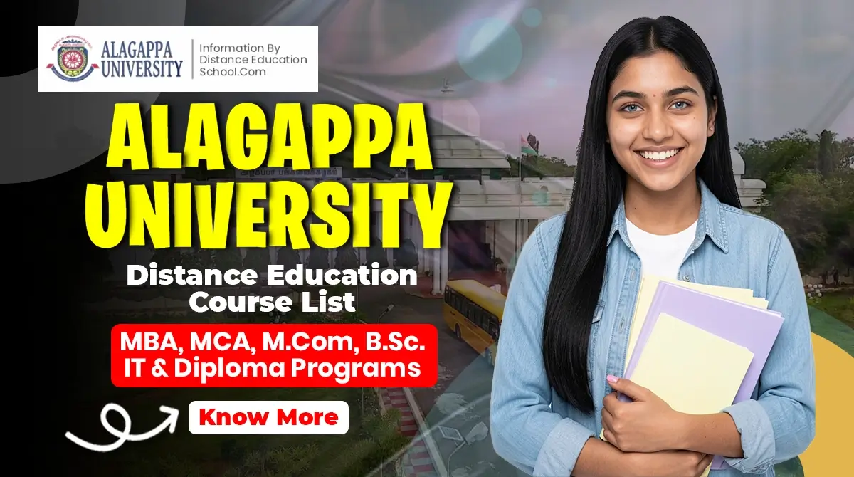 Read more about the article Alagappa University Distance Education Course List – MBA, MCA, M.Com, B.Sc. IT & Diploma Programs