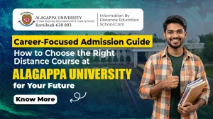 Career Focused Admission Guide at alagappa university